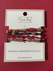 Myra Bag Pink OXO BRACELET Brand New!