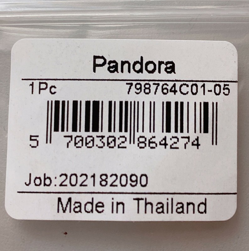 NEW 100% Authentic PANDORA 925 Silver Daisy Flower Safety Chain Charm 798764C01 gallery