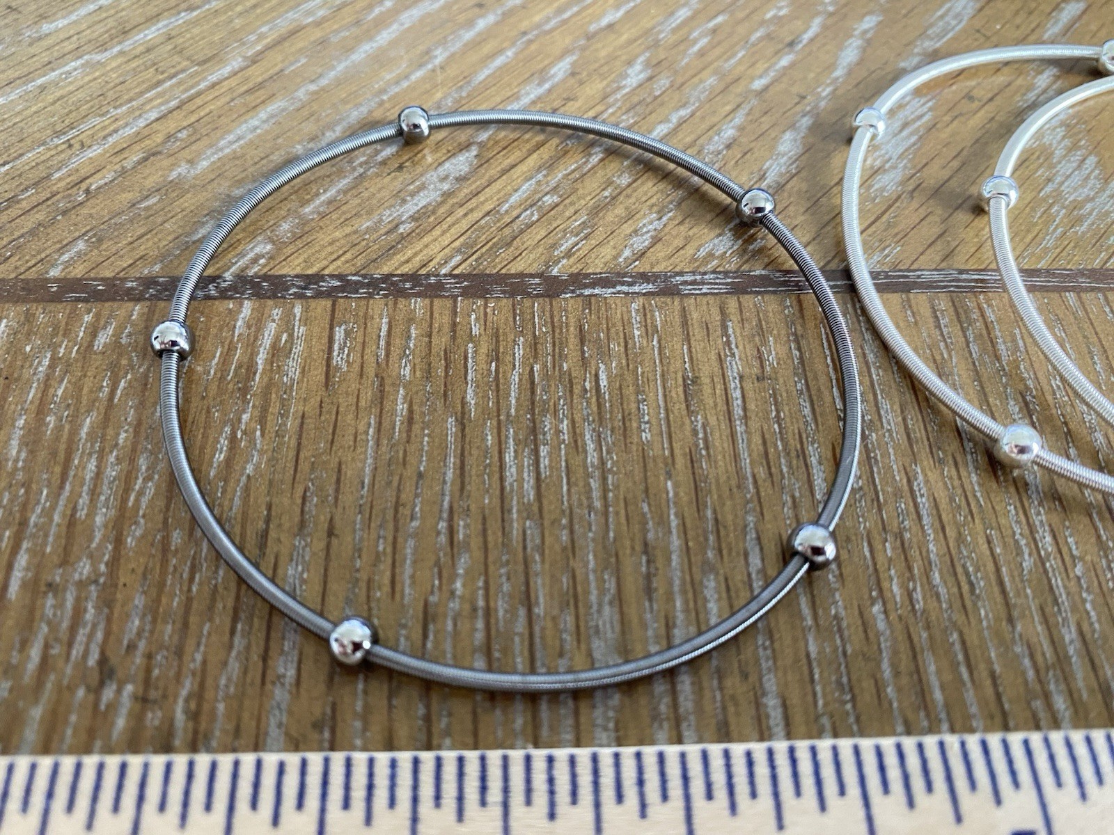 Nine West Flexible Bracelets in 2 in Silver, 1 in Gunmetal gallery