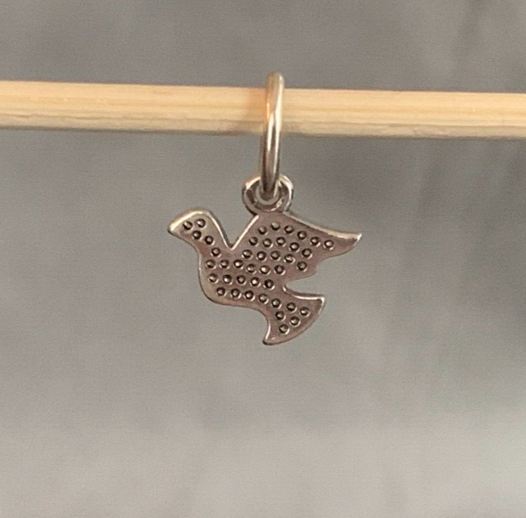 Authentic Pandora STerling Silver Symbol of Hope Dove dangle Charm 791350CZ NEW gallery