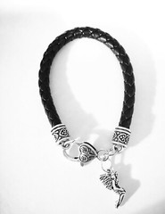 Fairy Charm Bracelet Fantasy Mythical Gift Braided Jewelry