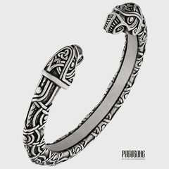 VIKING BRACELET NORSE ARM RING ODIN’S RAVENS NORDIC METAL BAND VIKING JEWELRY