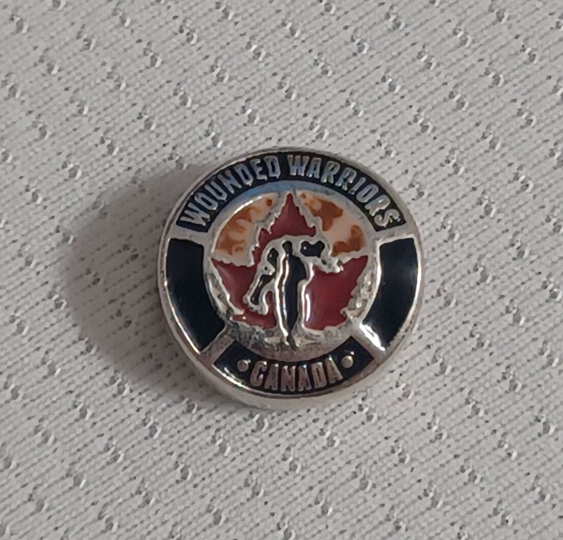 Sterling Silver Wounded Warriors Charm, Canada 925 Charm Popular Bracelets/Necks gallery