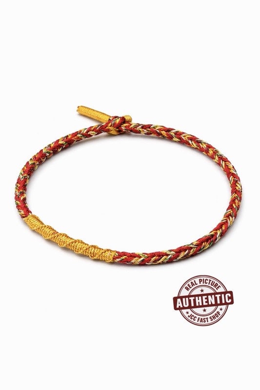 Red Lucky Money Bracelet Wealth Prosperity Abundance Handmade Feng Shui Gift gallery