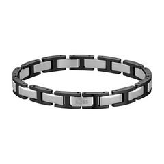 BOSS Men’s Bracelet Stainless Steel 1580794 Link Band 19cm Silver-Black
