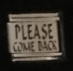 Please Come back Laser WHOLESALE ITALIAN CHARM Link 9MM K2022BG5