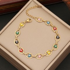 European and American New Eye Bracelet Stainless Steel Jewelry for Ladies