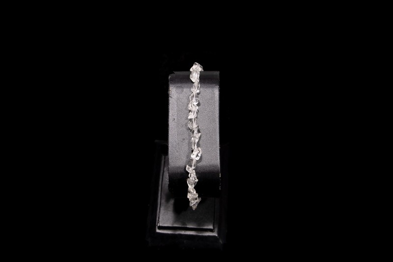 Crystal Quartz Smooth Uncut Beaded Bracelets Clear Quartz Beads Women Bracelet gallery