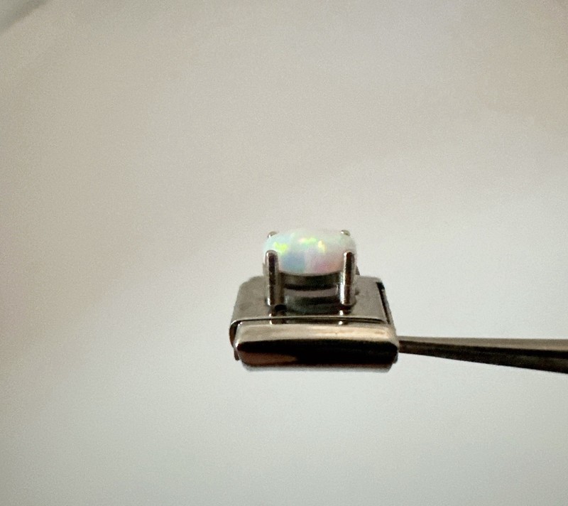 Nomination Bracelet Composable Link Charm Oval Opal Stone Custom-made gallery