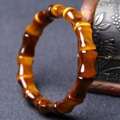 Tiger’s Eye Stone Beaded Bracelet Brown Natural Gemstone Women & Men Bracelet