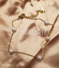 Louise Carter Laney Pearl Bracelet 8.5″+2″