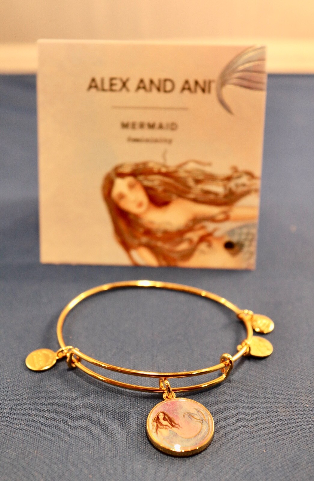 ALEX AND ANI MERMAID FEMININITY COPPURE ELEMENTAL & ANGELIC ENERGIES BRACELET gallery