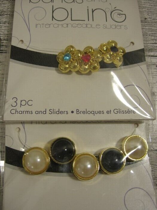 NEW Slider Beads Charms & Bracelet Jewelry Lot Enamel Rhinestones 43 Pc. gallery