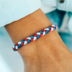 PURA VIDA USA 🇺🇲 RED, WHITE, AND BLUE BRAIDED BRACELET‼️FREE SAME DAY SHIP‼️