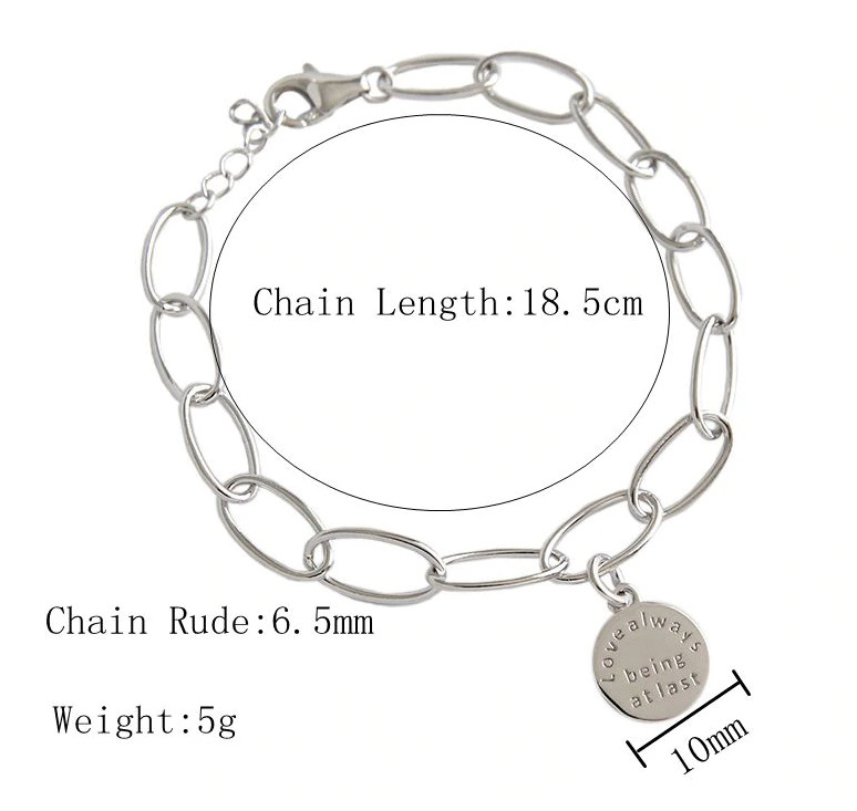 Silver Love Always Bracelet Women Jewelry - New gallery