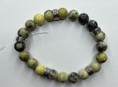 Serpentine Crystal Bead Bracelet