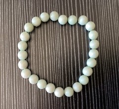 Vintage Natural Stone Beaded Bracelet, Free Size