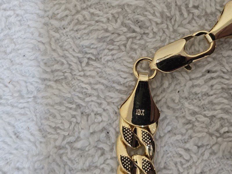 18k gold filled bracelet 8.5 " gallery