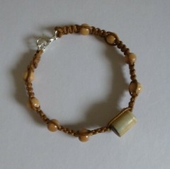 Lovely Handmade Waxed Cotton Cord Macrame Bracelets in Various Designs