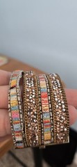 bohemian beaded bracelet Super Colorful Pink Blue Summer Metal Clasp Bracelet