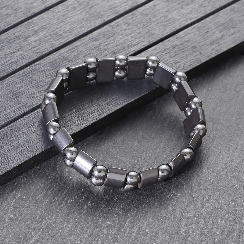 Magnetic Hematite Bracelets Pain Relief Powerfull Elastic Therapy Arthritis Gift gallery